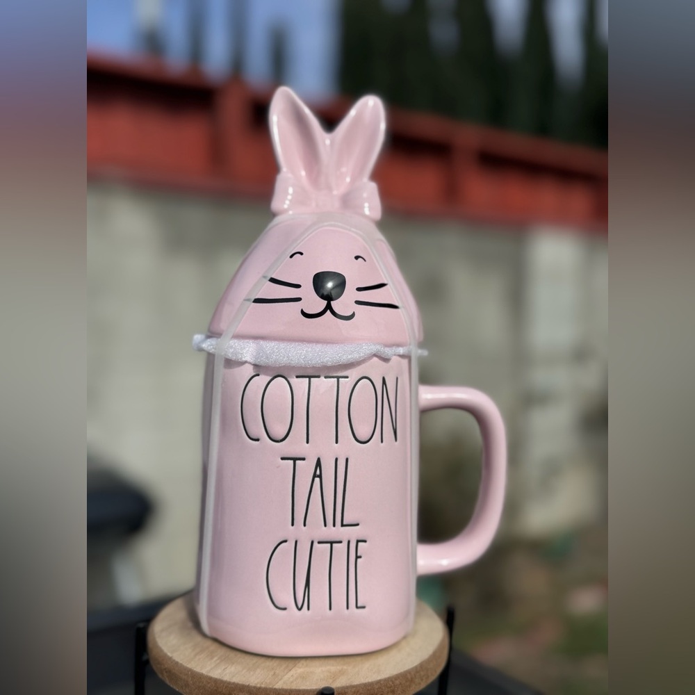 Rae Dunn COTTON TAIL CUTIE mug